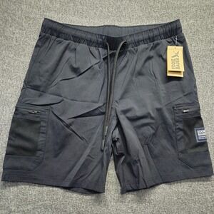 Eddie Bauer Men's Kashmir Stampede Shorts 7" - Black - Large- New With Tag